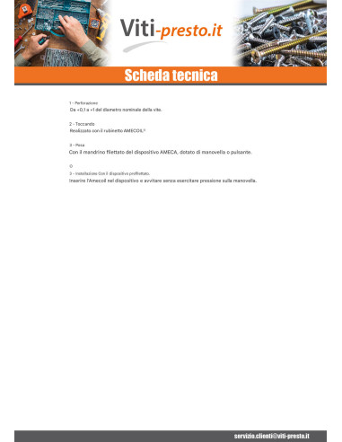 1 x KIT +NET RAPPORTO M12X18 Passo 175