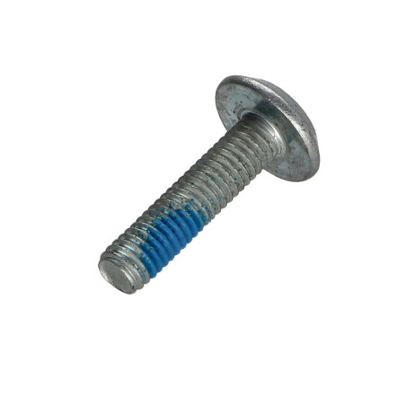 1 x Vite Per Metalli Piatta Chiave Esagonale Da 4 M6X25 Zincate + Frenafiletti