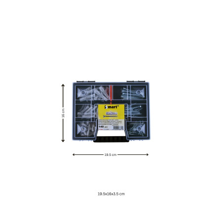 1 x Set 140 Tassello Con Vite