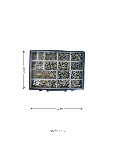 1 x Set 1760 Rondella / Dado esagonale / dado...