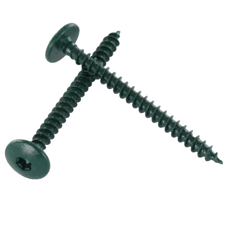 1 x Vite Bandella 4,5X50 Discussione completa T20 Zincate LAQ Ral6021 Verde Pallido