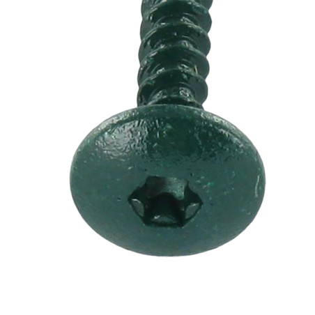 1 x Vite Bandella 4,5X50 Discussione completa T20 Zincate LAQ Ral6021 Verde Pallido
