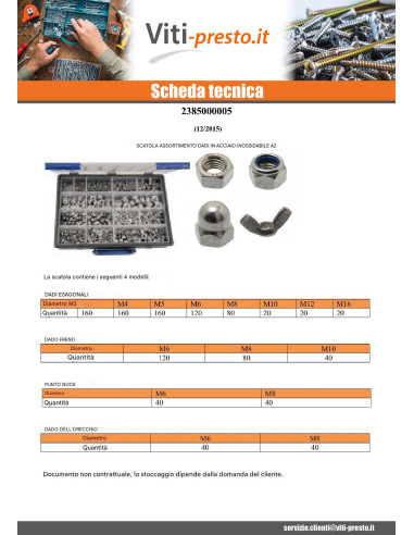 1 x Set 1140 Dado esagonale...