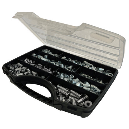 1 x Set 500 Dado rivettabile Acciaio DEGOMETAL