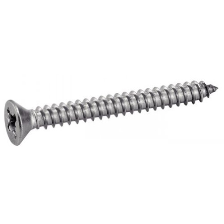 1 x Set 1684 Vite Per Lamiera Testa Cilindrica / Testa Forata Pozy + Punta Acciaio Inox A4