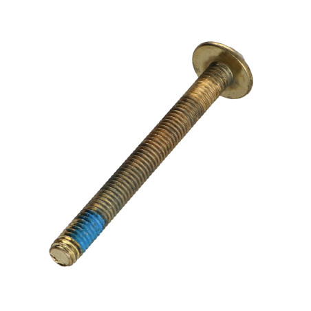 1 x Vite Per Metalli Piatta Chiave Esagonale Da 4 M6X60 Frenafiletti Acciaio Ottonato