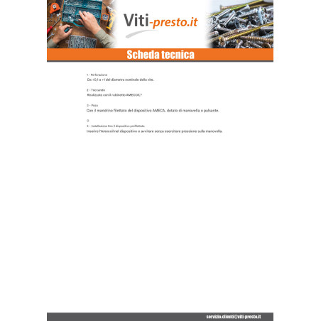 1 x KIT +NET RAPPORTO M10X15 Passo 150