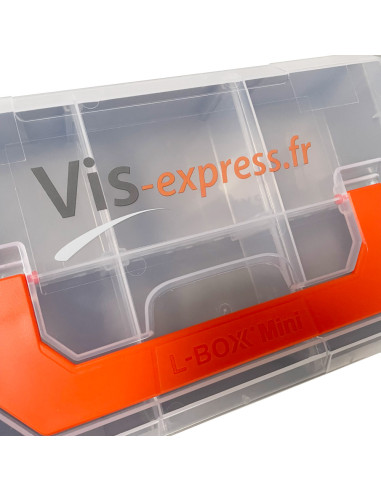 1 x CASO MAGAZZINAGGIO RITAGLIABILI L-BOXX MINI