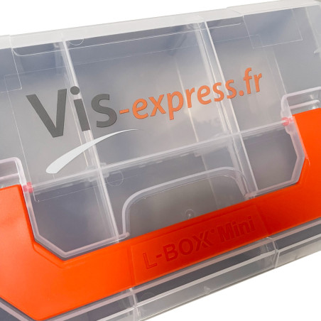 1 x CASO MAGAZZINAGGIO RITAGLIABILI L-BOXX MINI