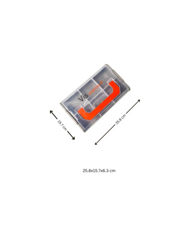 1 x CASO MAGAZZINAGGIO RITAGLIABILI L-BOXX MINI
