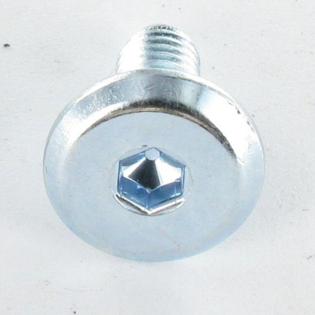1 x Vite Per Metalli Piatta Chiave Esagonale Da 4 M6X25 Zincate