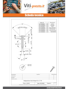 Vite Bandella 4,5X50 Discussione completa T20 Zincate LAQ... 2