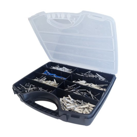 1 x Set 500 Rivetto GOSTAR GOLIGHT Barra Filettata Alluminio Acciaio DEGOMETAL