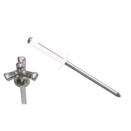 1 x Set 500 Rivetto GOSTAR GOLIGHT Barra Filettata Alluminio Acciaio DEGOMETAL