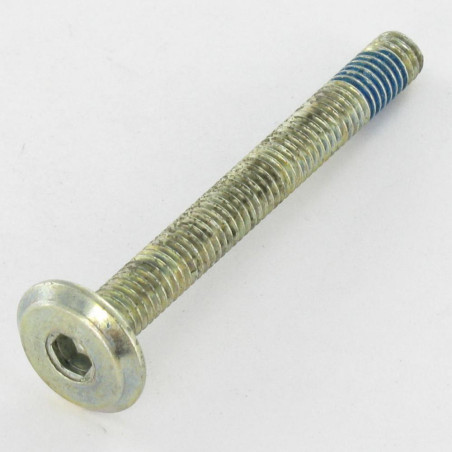 1 x Vite Per Metalli Piatta Chiave Esagonale Da 4 M6X35 Frenafiletti Zincate