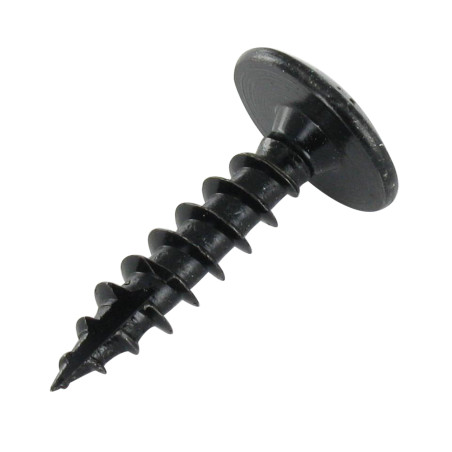 1 x Viti per legno TEKOR Vite Bandella 6X25 Filettata Su 25 T30 Acciaio Zincato Nero cut Chiodo Anti-Spacco 17