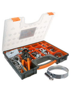Set 345 Fascetta Da Stringere Acciaio Zincato W1