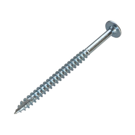 1 x Vite Bandella 7X100 Filettata Su 70 T30 Zincato Cr3 96 Ons Senza Ruggine Rossa cut Chiodo Anti-Spacco 17