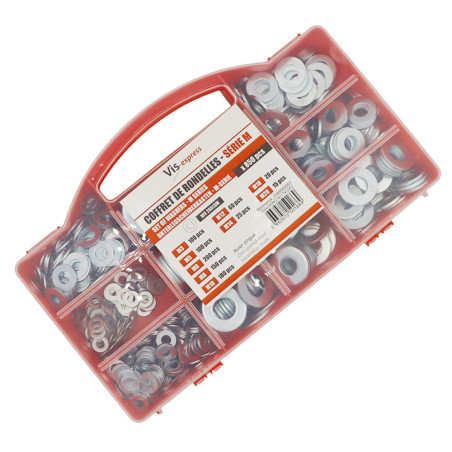 1 x Set 850 Rondella Zincate Serie M (Medium)