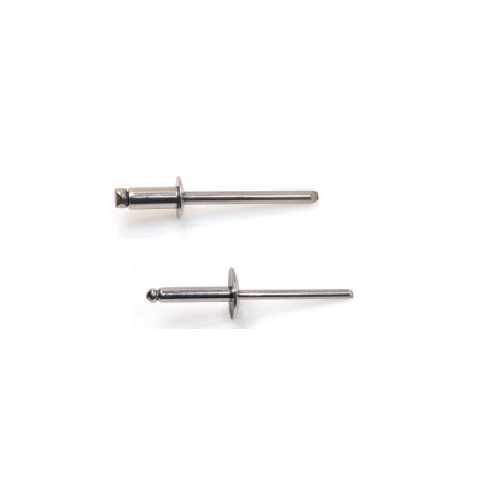 1 x Set 500 Rivetto GORIVET Acciaio Inox A2 DEGOMETAL