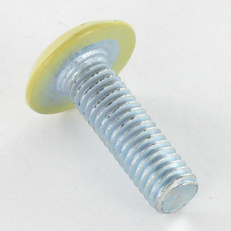 1 x Vite Per Metalli Piatta Chiave Esagonale Da 4 M6X20 Zincate Testa RAL1002