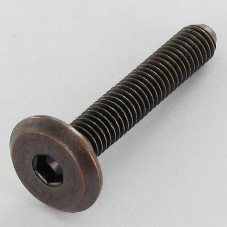 1 x Vite Per Metalli Piatta Chiave Esagonale Da 5 M8X45 acciaio di bronzo