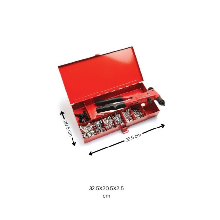 1 x Set Pinze GO360 + 300 Dadi Rivettabili