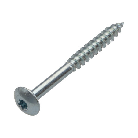 1 x Vite Bandella 7X70 Filettata Su 40 T30 cut Chiodo Anti-Spacco 17 Zincato Cr3 96 Ons Senza Ruggine Rossa