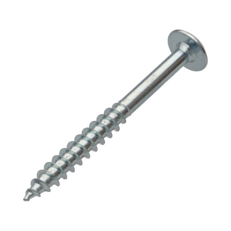 1 x Vite Bandella 7X70 Filettata Su 40 T30 cut Chiodo Anti-Spacco 17 Zincato Cr3 96 Ons Senza Ruggine Rossa