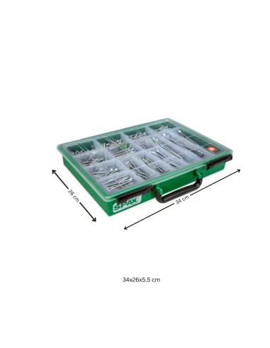 1 x Set 364 Viti Per Legno Testa Forata T-STAR...