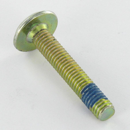 1 x Vite Per Metalli Piatta Chiave Esagonale Da 4 M6X35 Frenafiletti Acciaio Ottonato