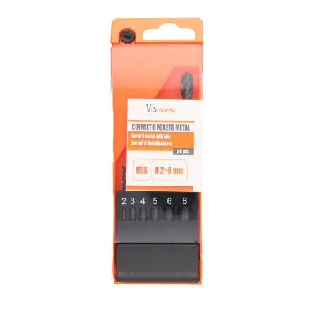 1 x Set 6 FORESTE METALLO HSS