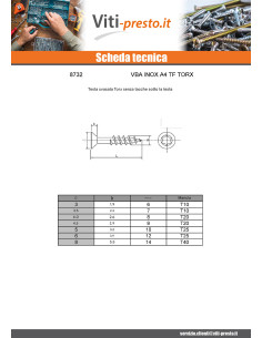Vite Per Legno E Truciolato Testa Forata 4X40 Filettata... 2