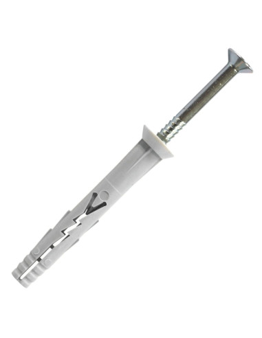 1 x Tassello A Battuta Nylon 6X55 con vite...