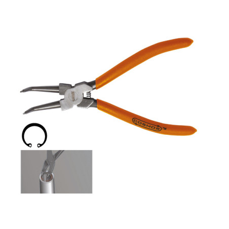 1 x Pinze Seeger Interno Gomito 45 grado Lunghezza 175