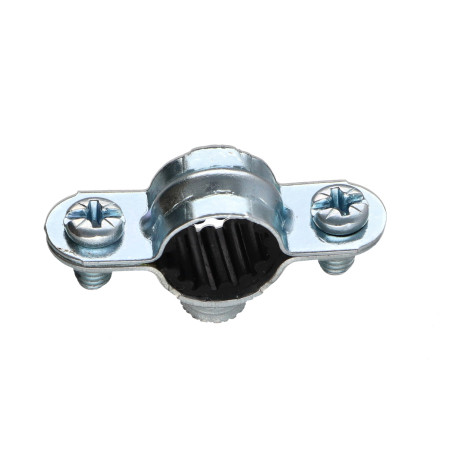 1 x Semplice collare di fissaggio insonorizzato M7X150 Diametro 10 Zincate