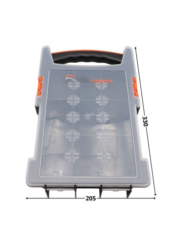 1 x CASO MAGAZZINAGGIO 330X205X62