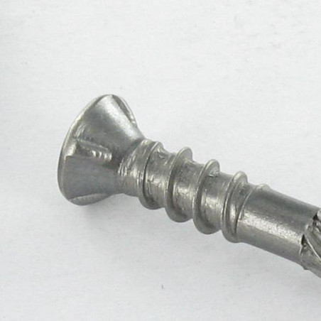 1 x V.TKR Doppia Filettatura Testa Forata T25 5X70 cut Chiodo Anti-Spacco 17 Acciaio Inox A2 Castano
