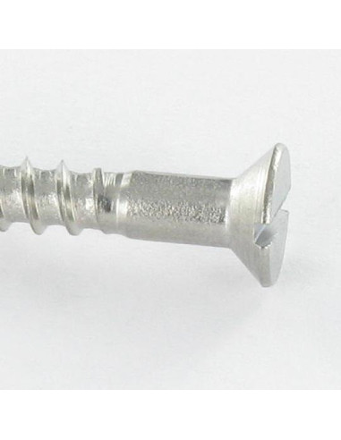 1 x Viti Per Legno Acciaio Inox A2 Testa Forata...