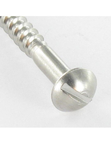 1 x Viti Per Legno Acciaio Inox A2 Testa...