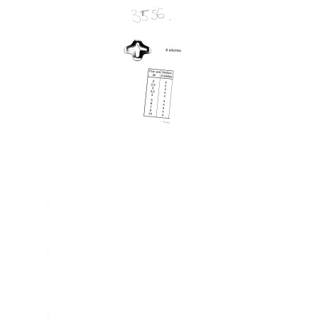 1 x Anello Di Sicurezza Esterno 4 4 Alette 930401 Zincate