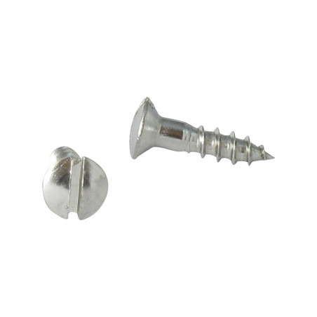 1 x Viti Per Legno Acciaio Inox A2 Testa Forata Bombata Con Intaglio 3X20 microviti