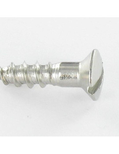 1 x Viti Per Legno Acciaio Inox A2 Testa Forata...