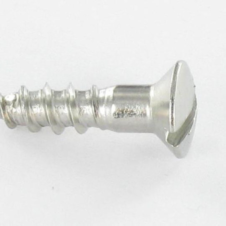 1 x Viti Per Legno Acciaio Inox A2 Testa Forata Bombata Con Intaglio 3,5X16