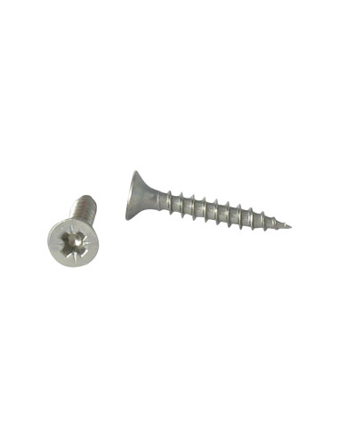 1 x Viti Per Legno Acciaio Inox A2 Testa Forata...