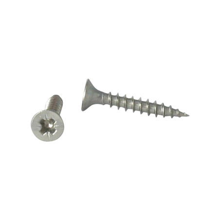 1 x Viti Per Legno Acciaio Inox A2 Testa Forata Pozi PZ4 2,5X16 microviti