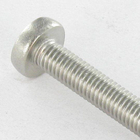 1 x Vite Per Metalli testa bombata larga Pozi PZ4 M3X40 Acciaio Inox A4 microviti