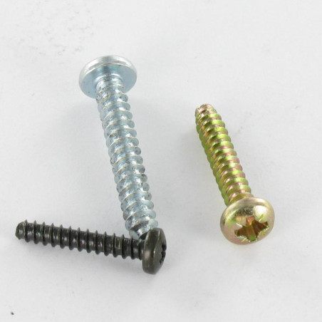 1 x Vite Per Lamiera testa bombata larga Pozy 2,2 x 6,5 Zincate Senza Punta
