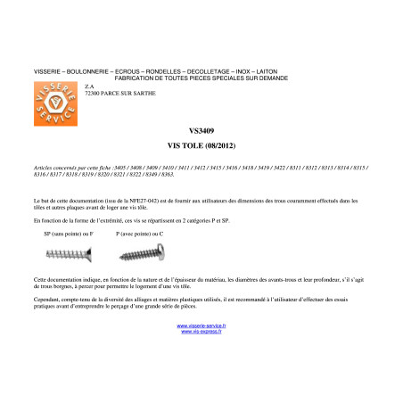 1 x Vite Per Lamiera testa bombata larga Pozy 2,2 x 6,5 Zincate Senza Punta