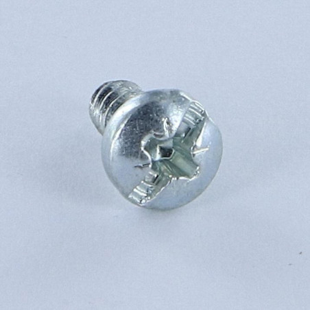 1 x Vite Per Lamiera testa bombata larga Pozy Con Intaglio 4.8X13 Zincate
